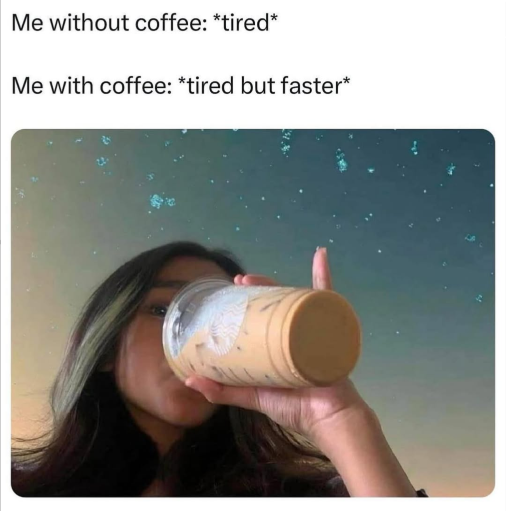 Me with coffee